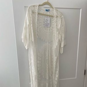 White cardigan- brand new with tags
